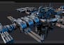 design 3d starship modular outpost stl 3d printing sci fi station tabletop kit